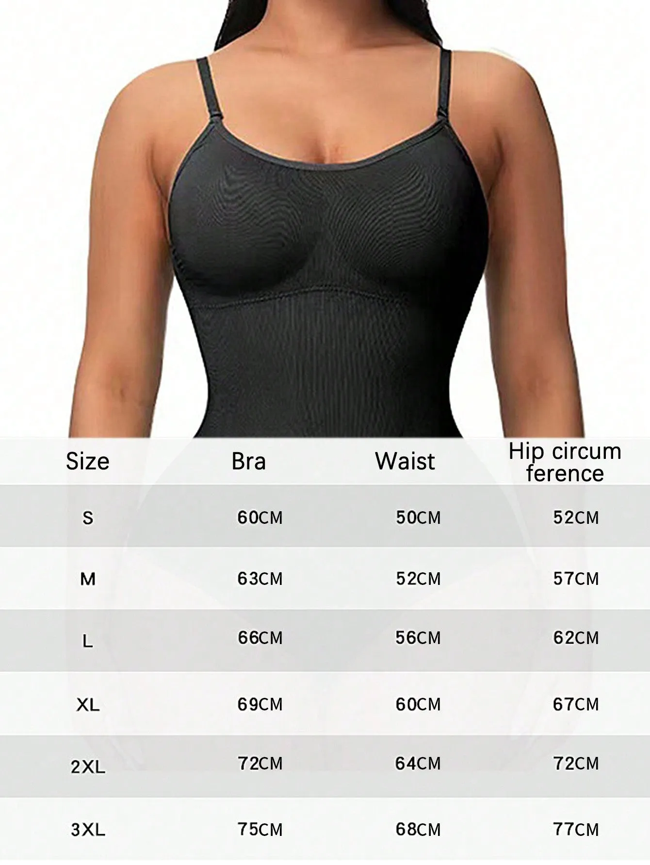 1 pieza Body-Shaping Levantamiento de gluteos Control de barriga Body para mujer, vestido sexy de lenceria Camisola adelgazante