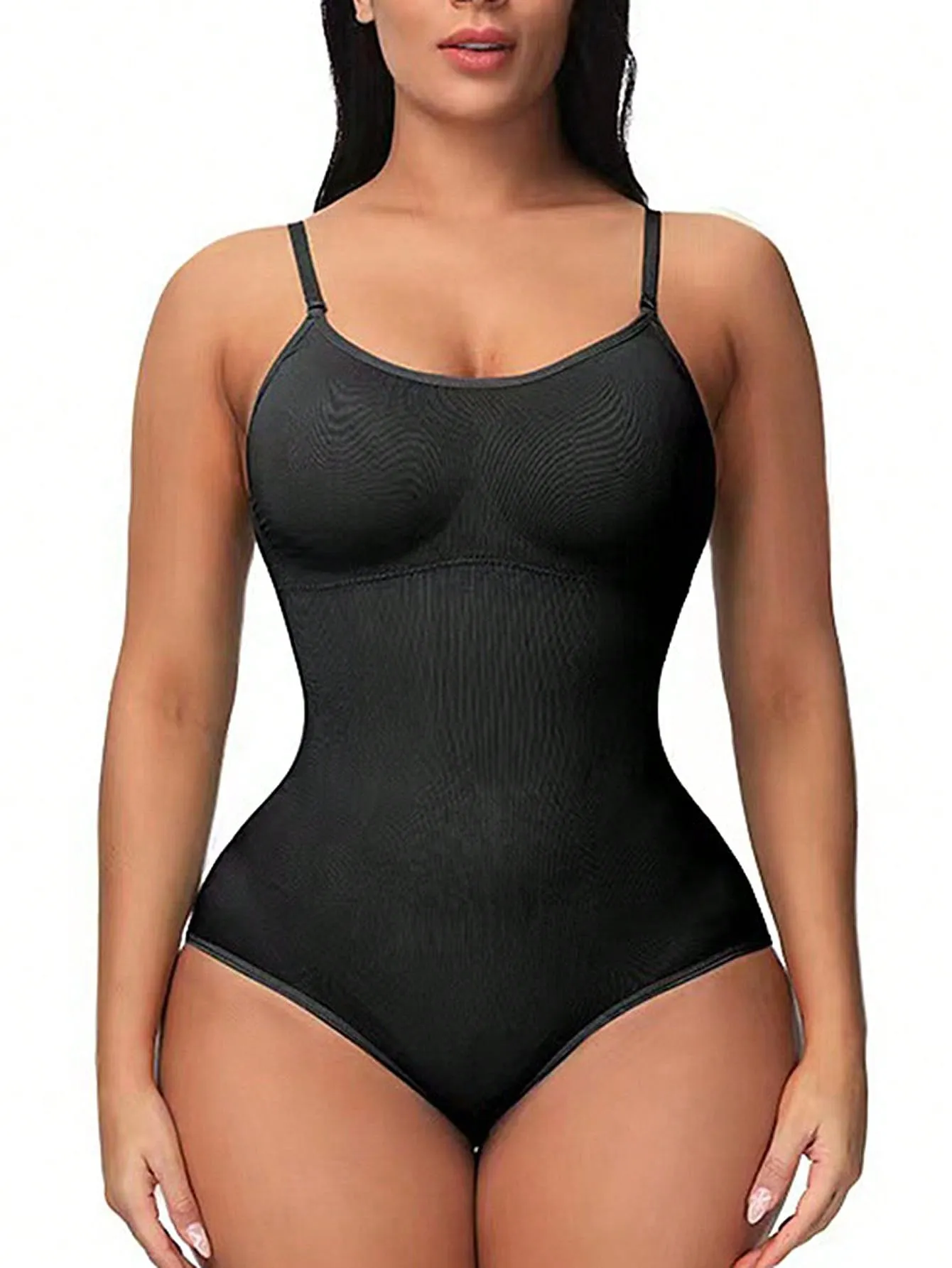 1 pieza Body-Shaping Levantamiento de gluteos Control de barriga Body para mujer, vestido sexy de lenceria Camisola adelgazante