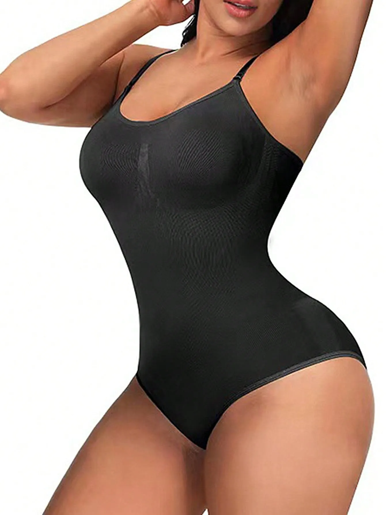 1 pieza Body-Shaping Levantamiento de gluteos Control de barriga Body para mujer, vestido sexy de lenceria Camisola adelgazante