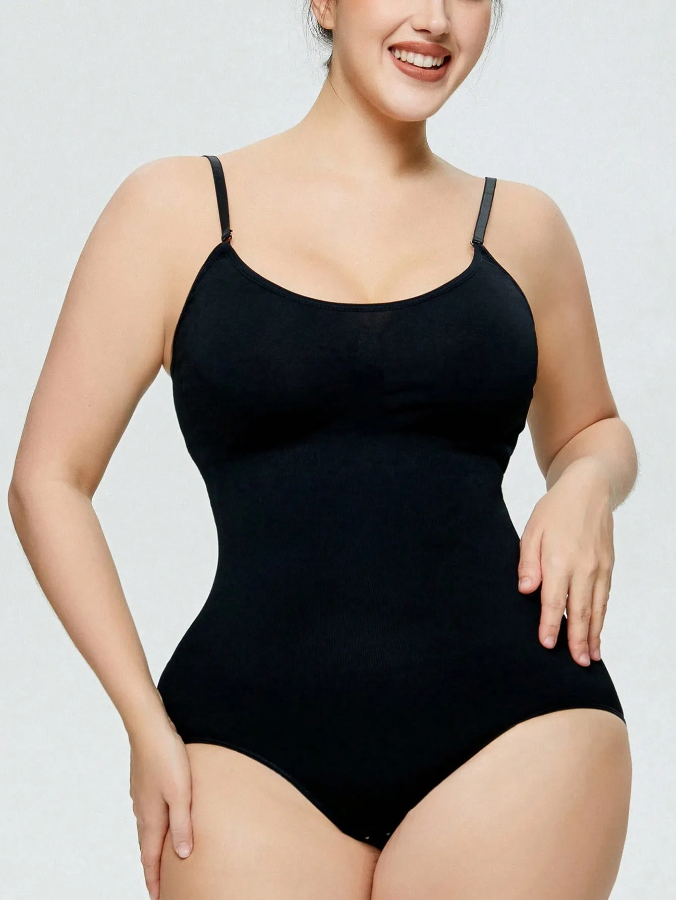 1 pieza Body-Shaping Levantamiento de gluteos Control de barriga Body para mujer, vestido sexy de lenceria Camisola adelgazante