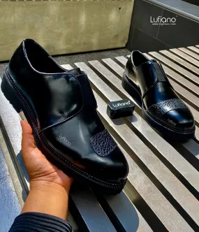 230 - Lufiano Slip On: Black