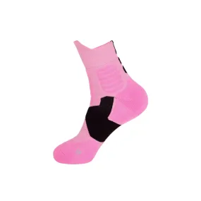 3 Pack Mens Anti Slip Trainer Socks Pink