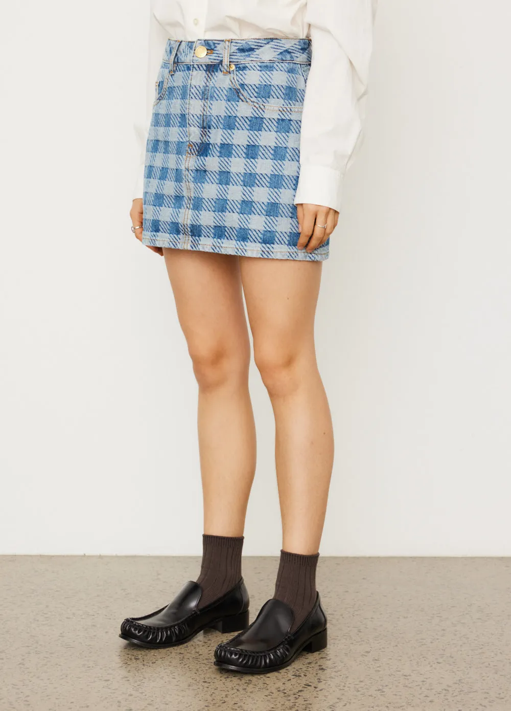 5 Pockets Mini Skirt