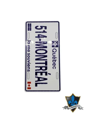 514 Montreal Quebec metal magnet