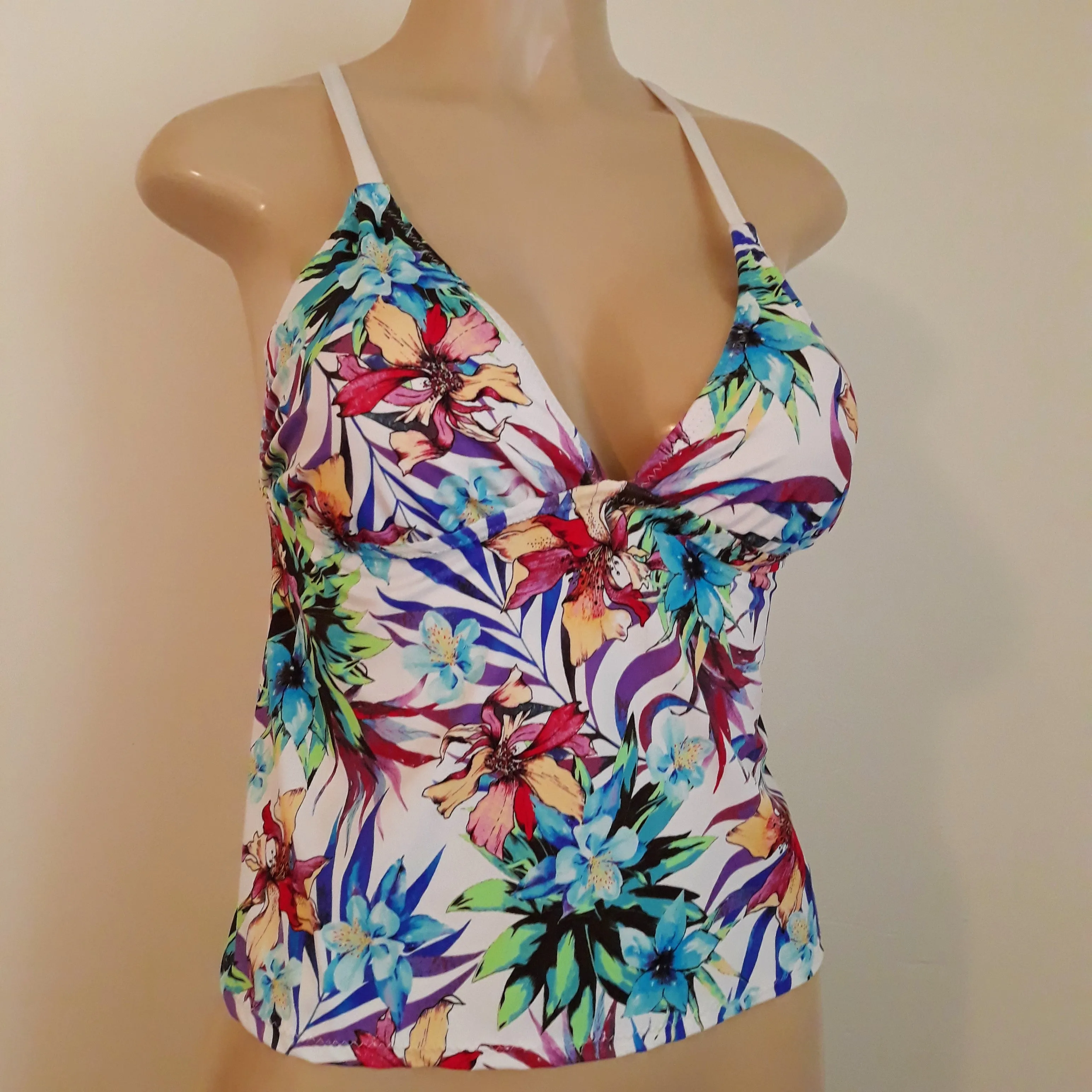 A, B, C, D, DD, DDD Tankini Swimwear Top