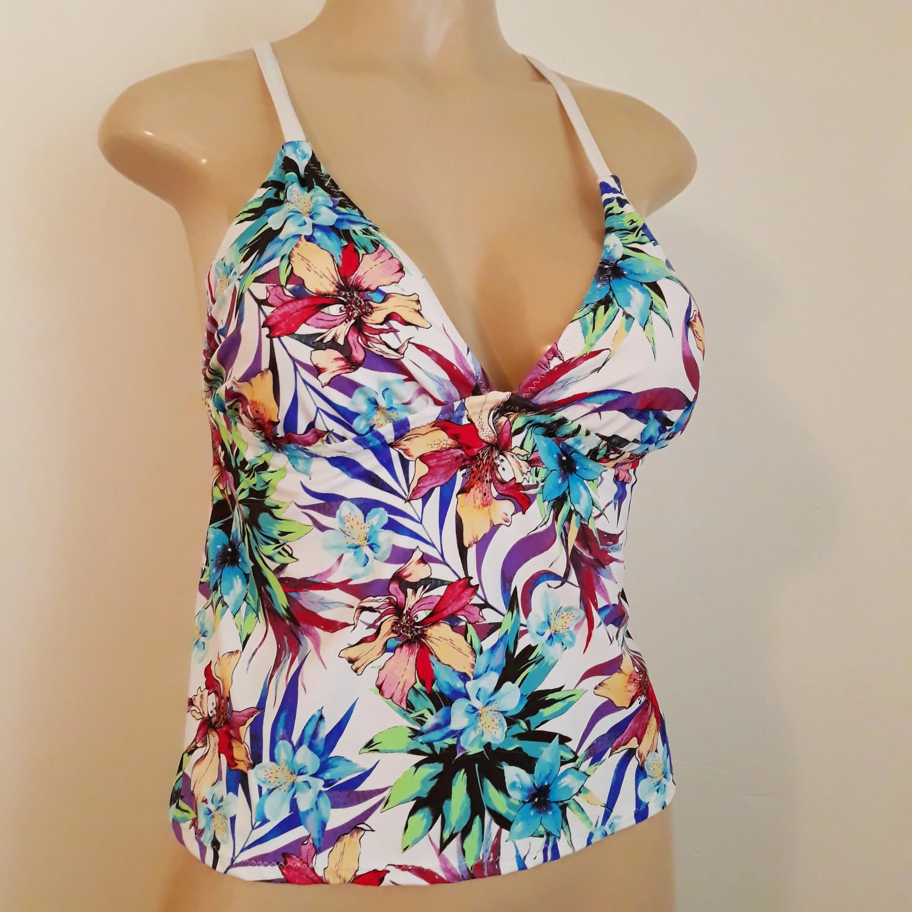 A, B, C, D, DD, DDD Tankini Swimwear Top