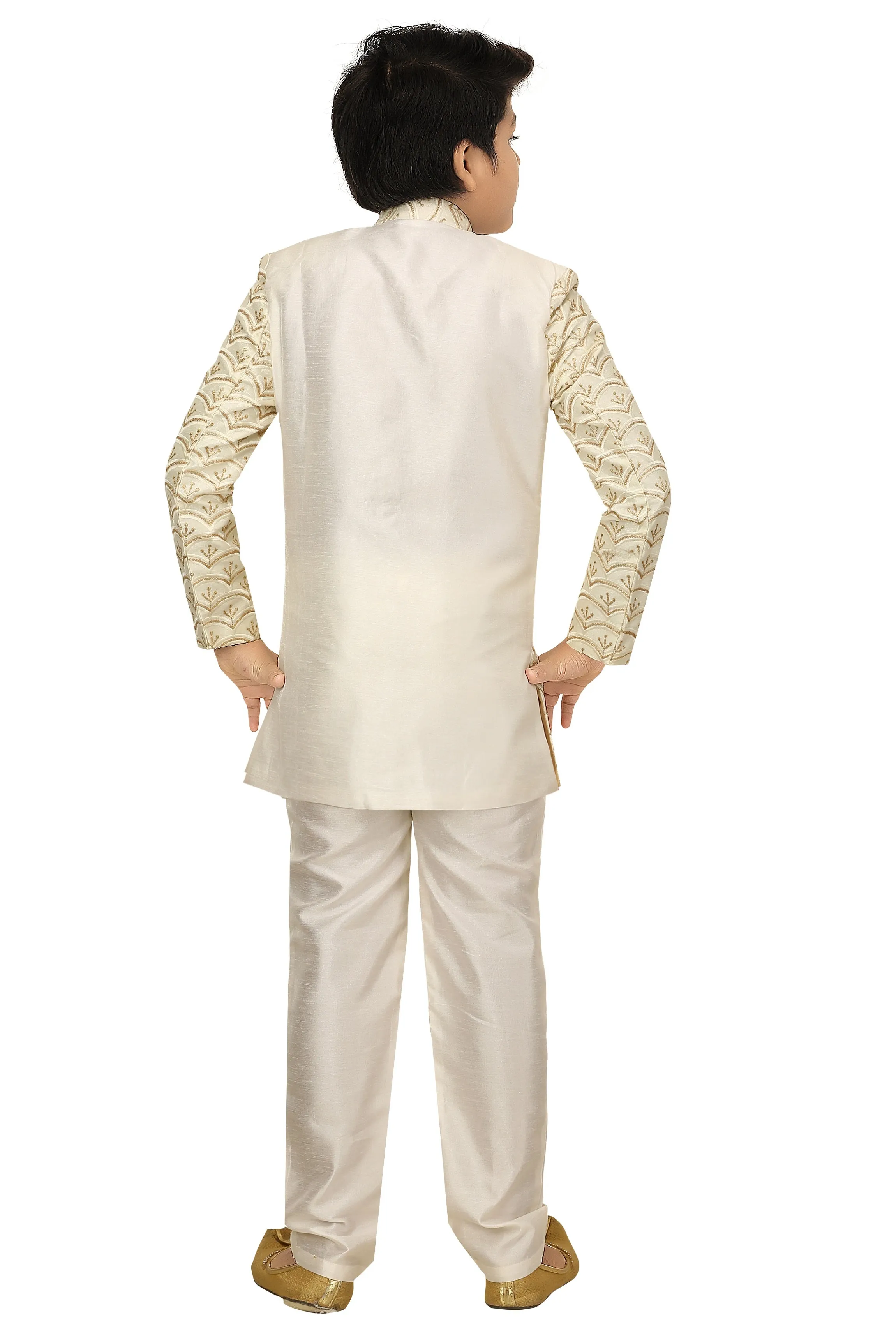 Ahhaaaa Kids Ethnic Indo Western, Kurta and Pajama Set For Boys