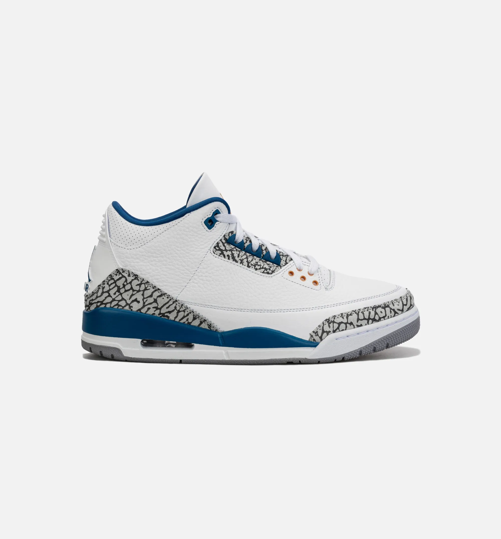 Air Jordan 3 Retro Wizards True Blue Mens Lifestyle Shoe - White/Blue