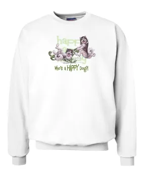 Alaskan Malamute - Who's A Happy Dog - Sweatshirt