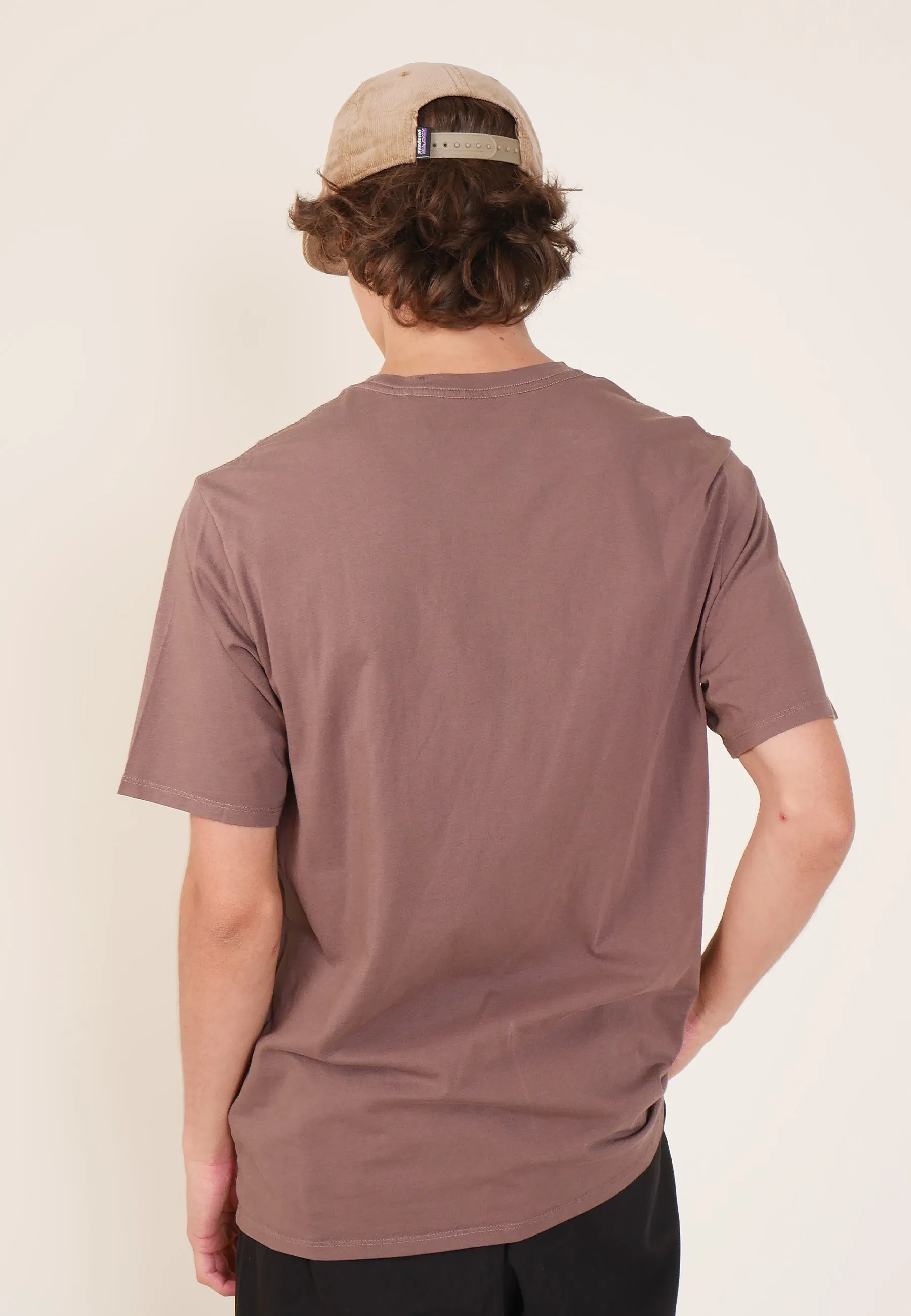 Alpine Icon Regenerative Organic Pilot Cotton T-Shirt - dusky brown