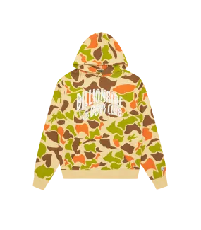 A/O CAMO PRINT ARCH LOGO POPOVER HOOD - BEIGE