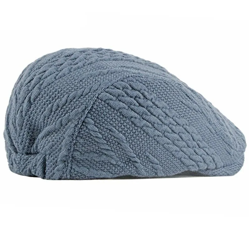 Autumn Winter Fashion Adjustable Knitted Beret Cap for Men and Women