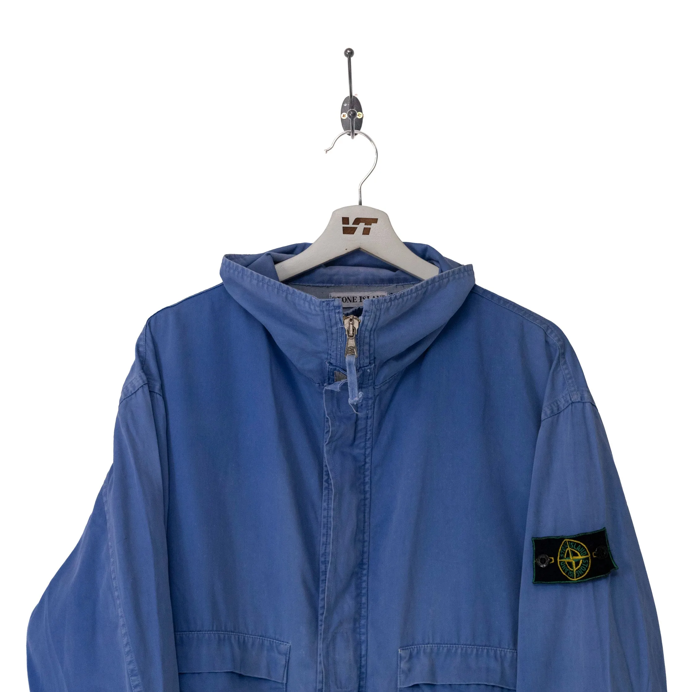 A/W 1984 Stone Island Washed Blue Multipocket Utility Jacket