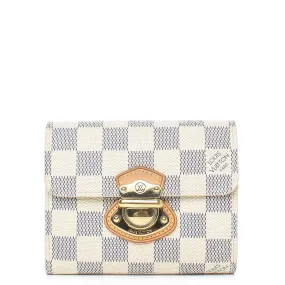 Azure Damier Joey Wallet