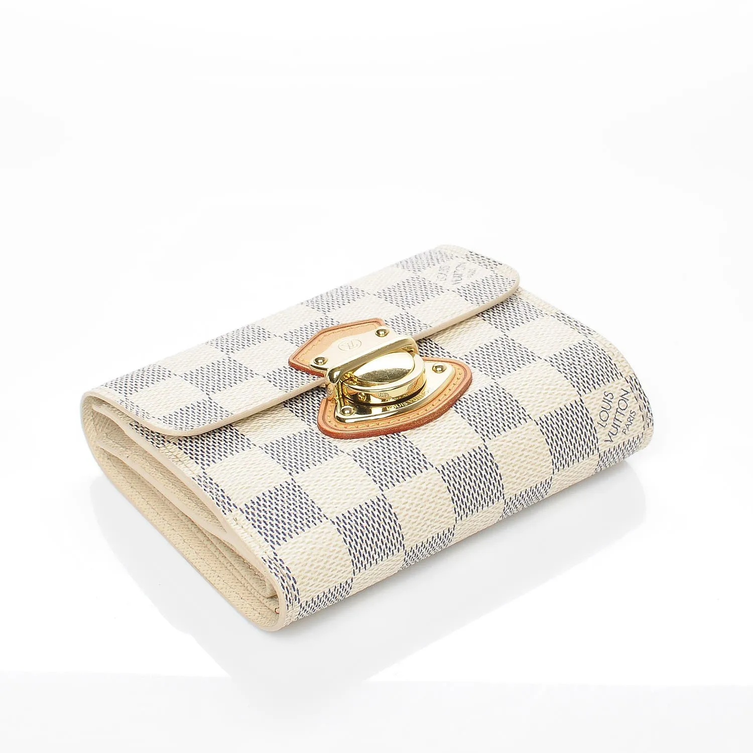 Azure Damier Joey Wallet