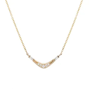 Baguette Wave Necklace