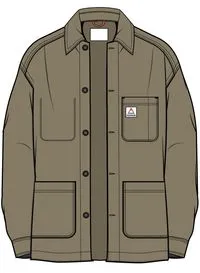 Balsa Canvas Overshirt - Biscuit