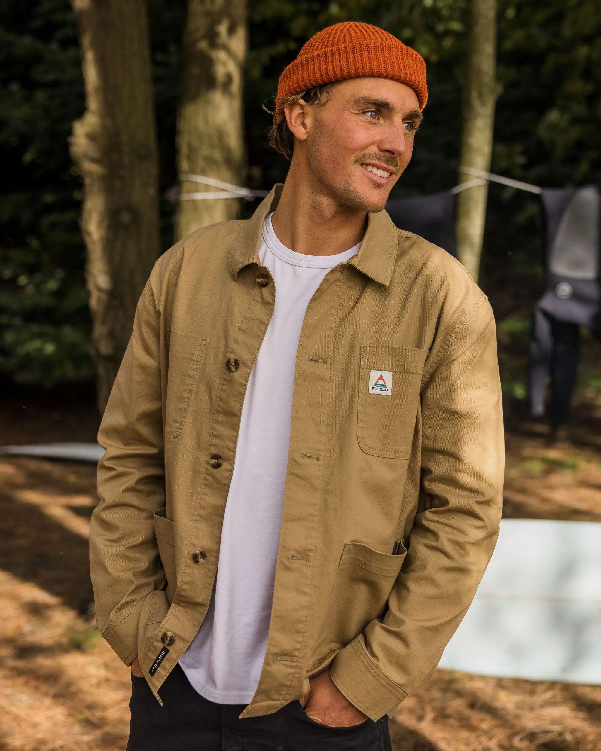 Balsa Canvas Overshirt - Biscuit