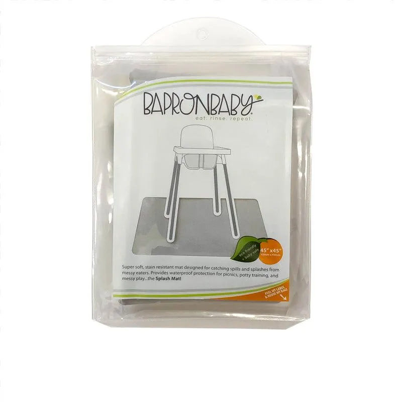 Bapron Baby Splash Mat - A Waterproof Catch-All for Highchair Spills