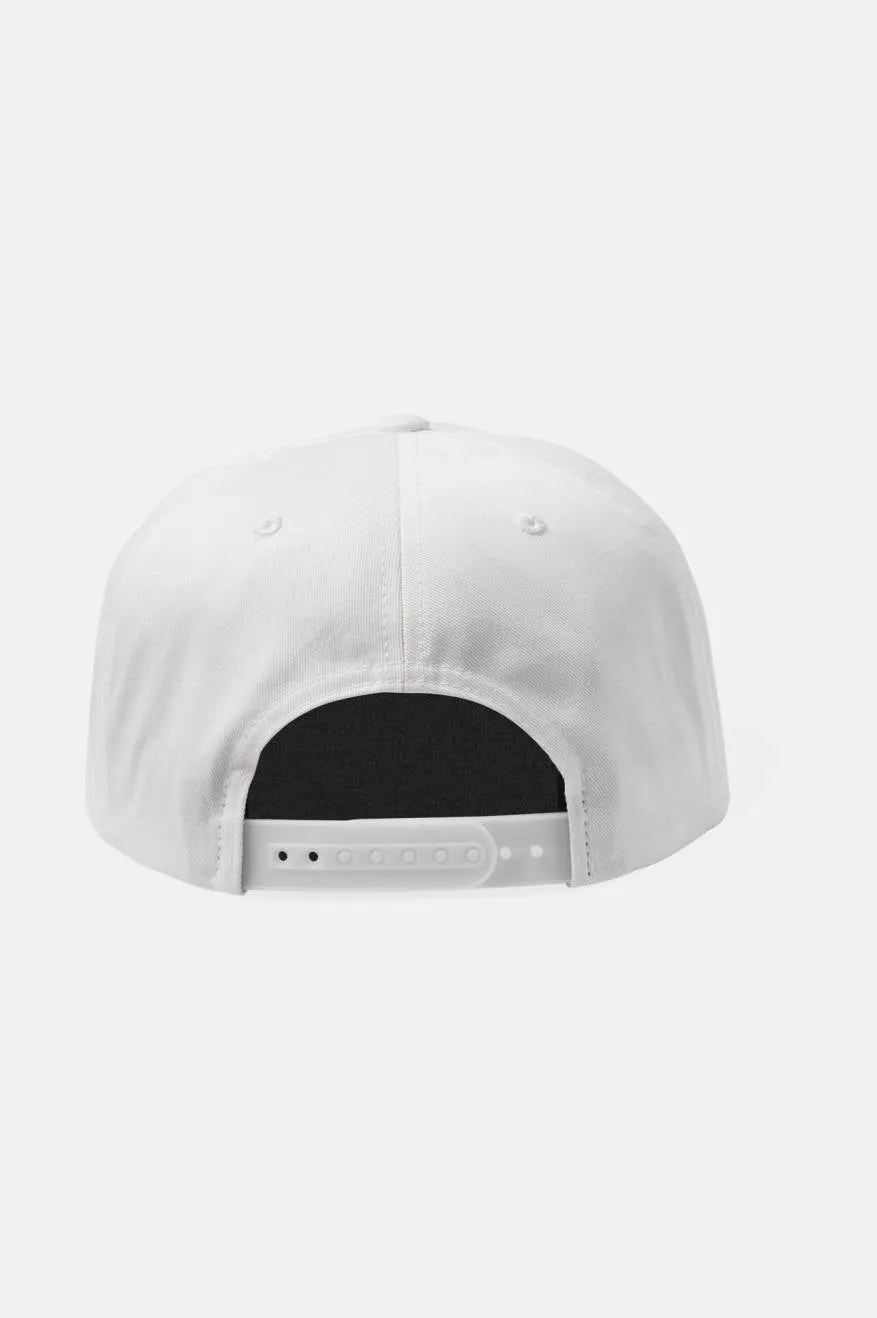 Barbed Wire MP Snapback - White