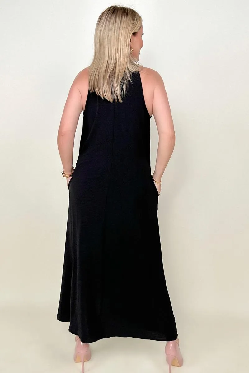 Be Stage Sleeveless Airflow A-Line Maxi Dress