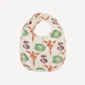 bib | veggies | organic cotton interlock