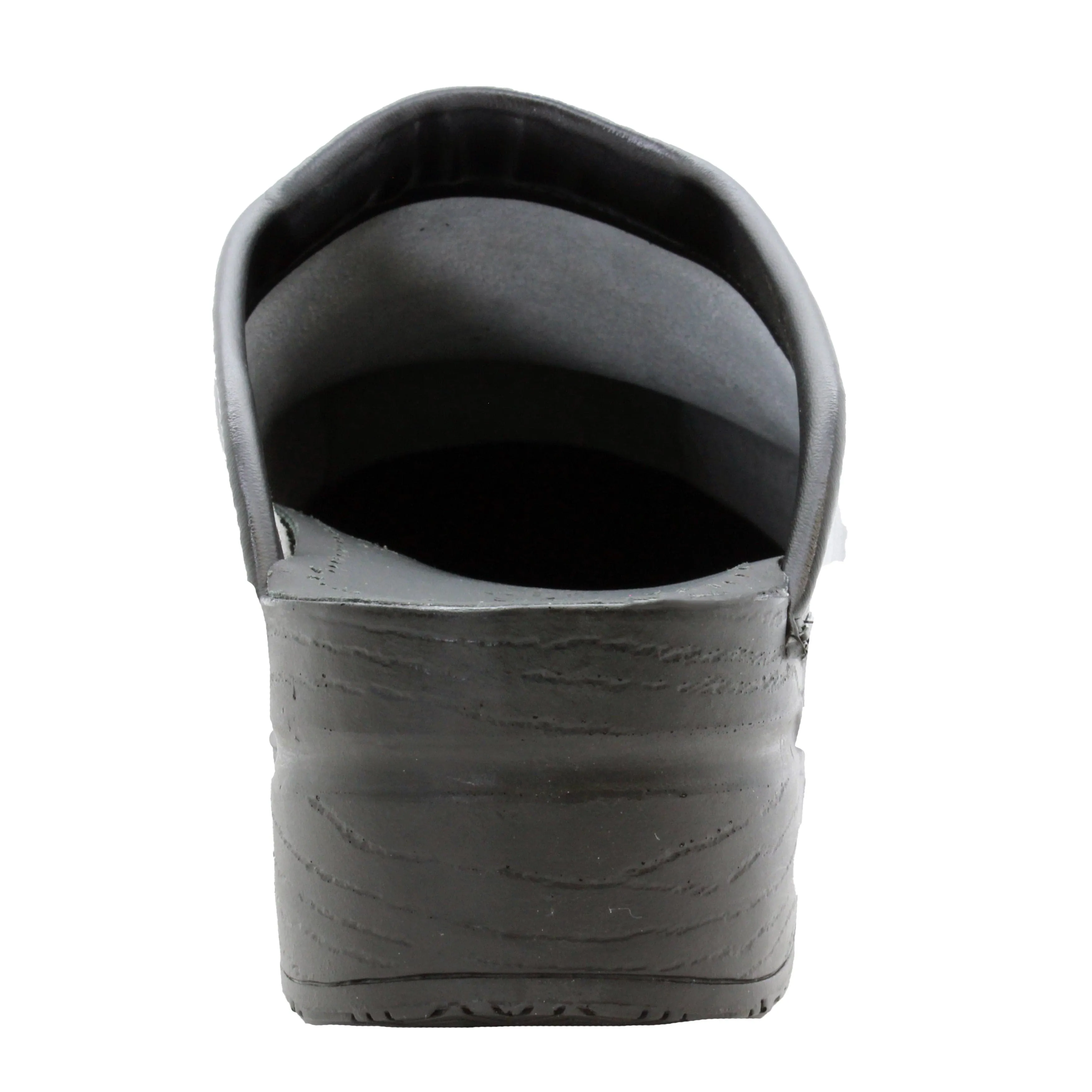 BJORK Men's STEIN Open Back Cabrio Leather Clogs