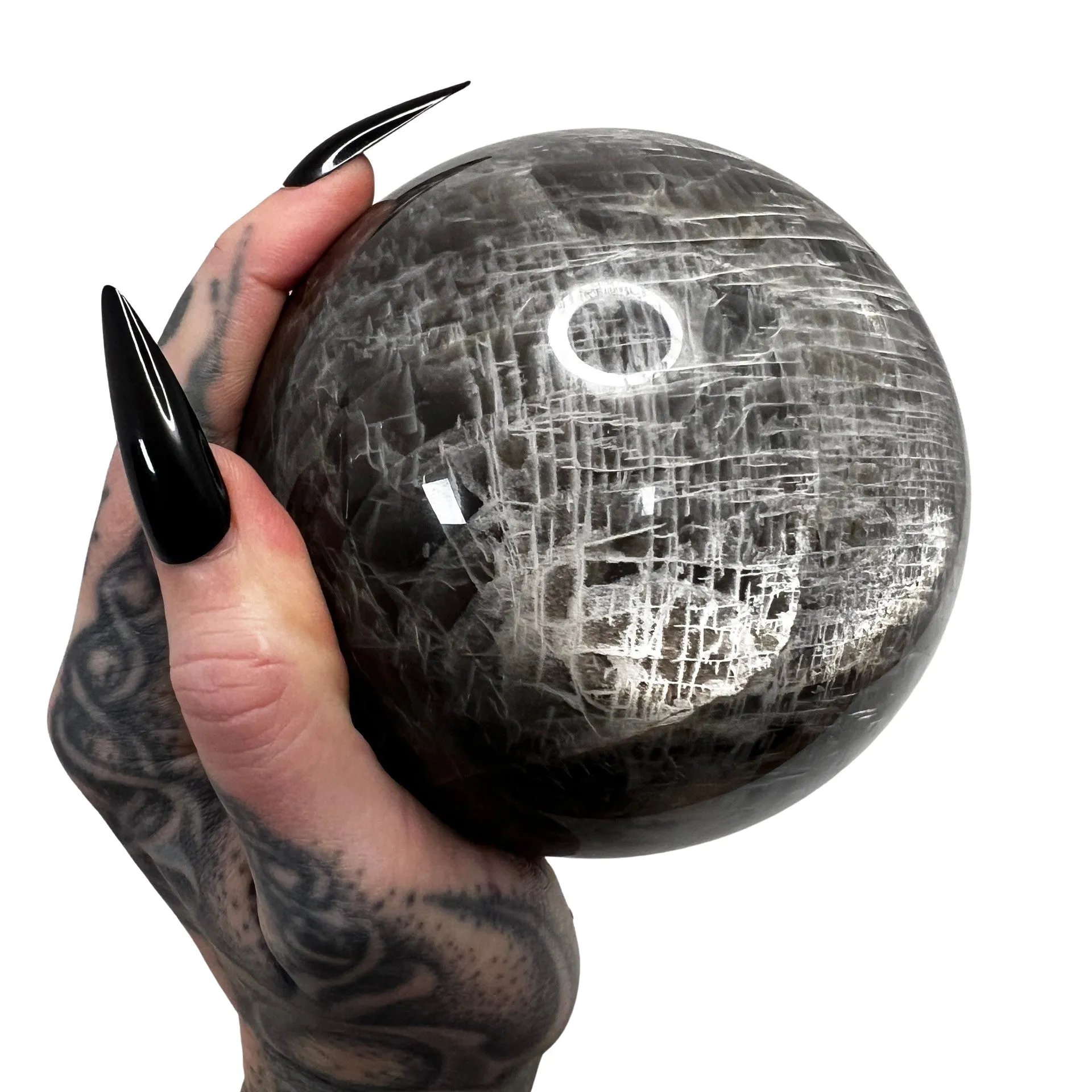 Black Moonstone Sphere 2 *free shipping*