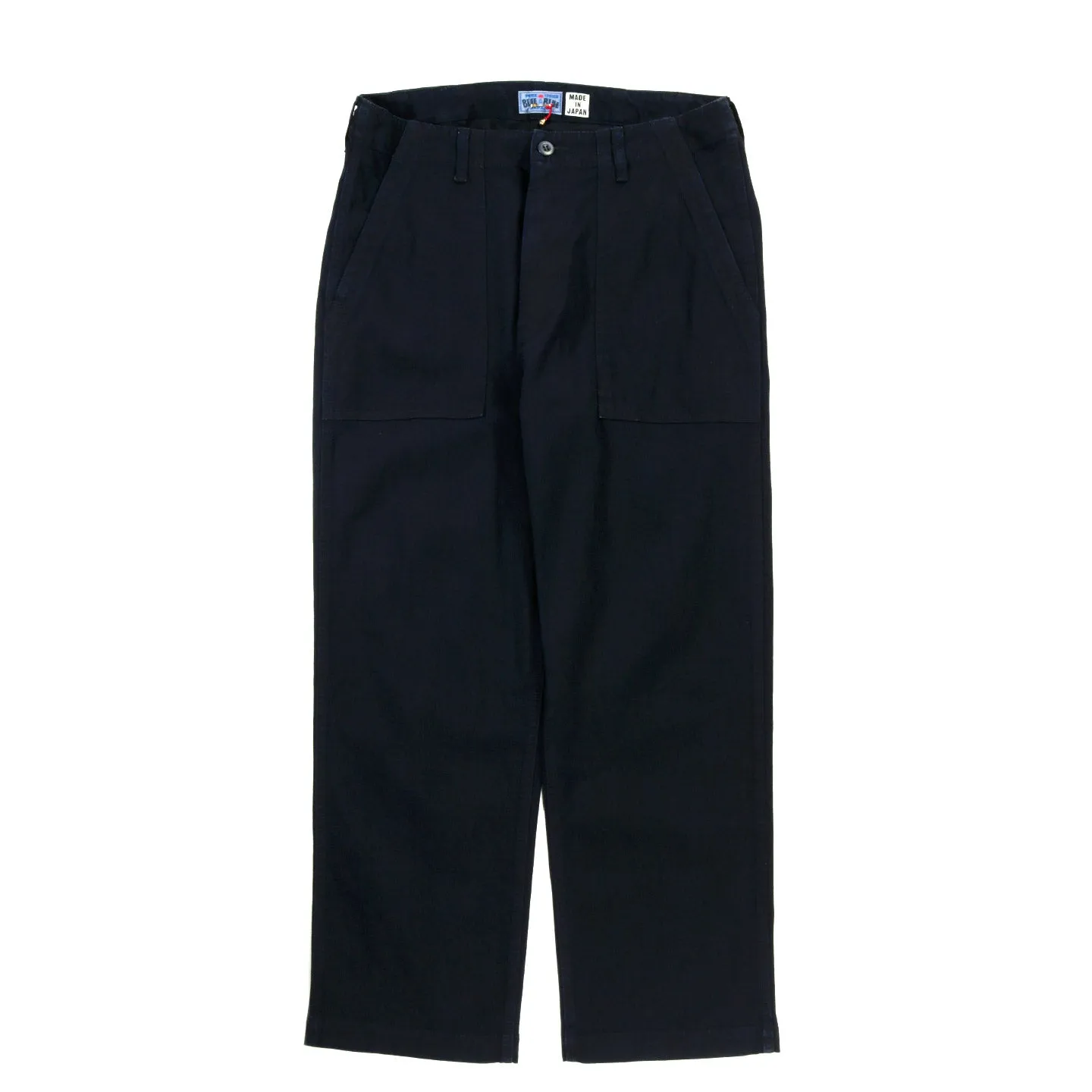 BLUE BLUE JAPAN COTTON TENCEL TWILL FATIGUE PANTS INDIGO