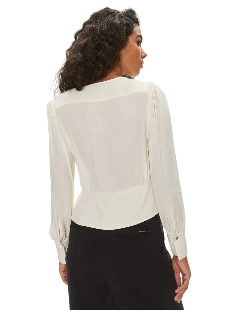 Blusa Elegante in Georgette con Scollo a V