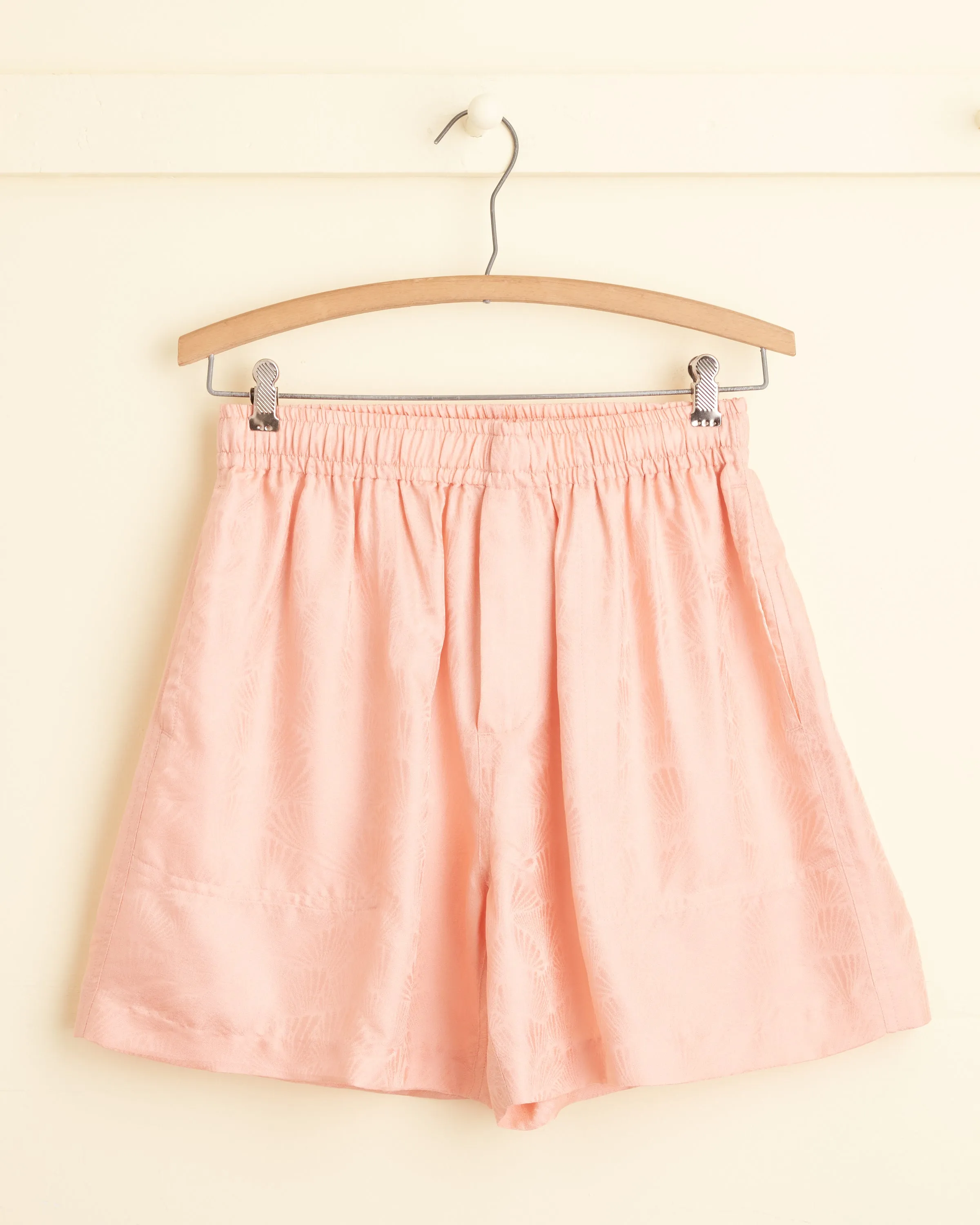 Blush Scallop Shorts