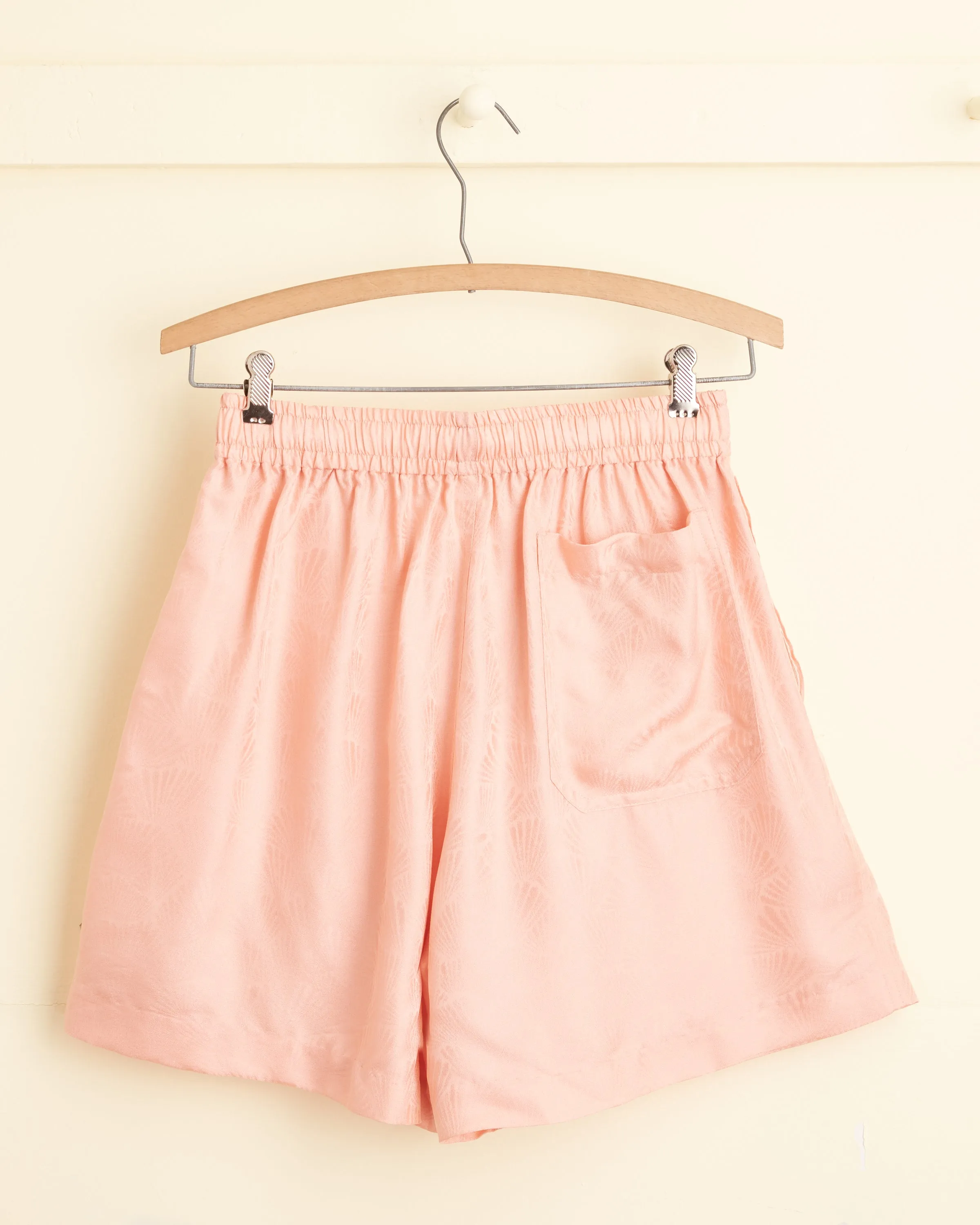 Blush Scallop Shorts