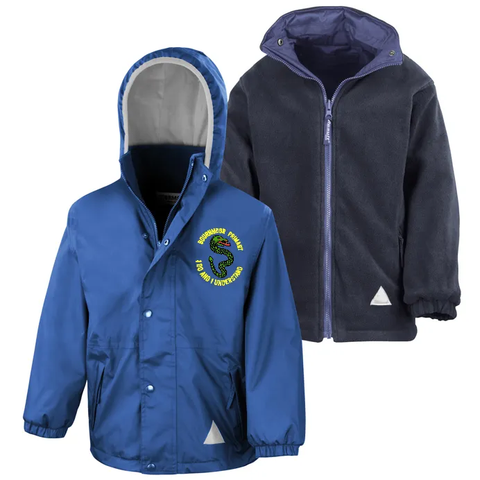 Bournmoor Primary School Royal Blue Waterproof Coat