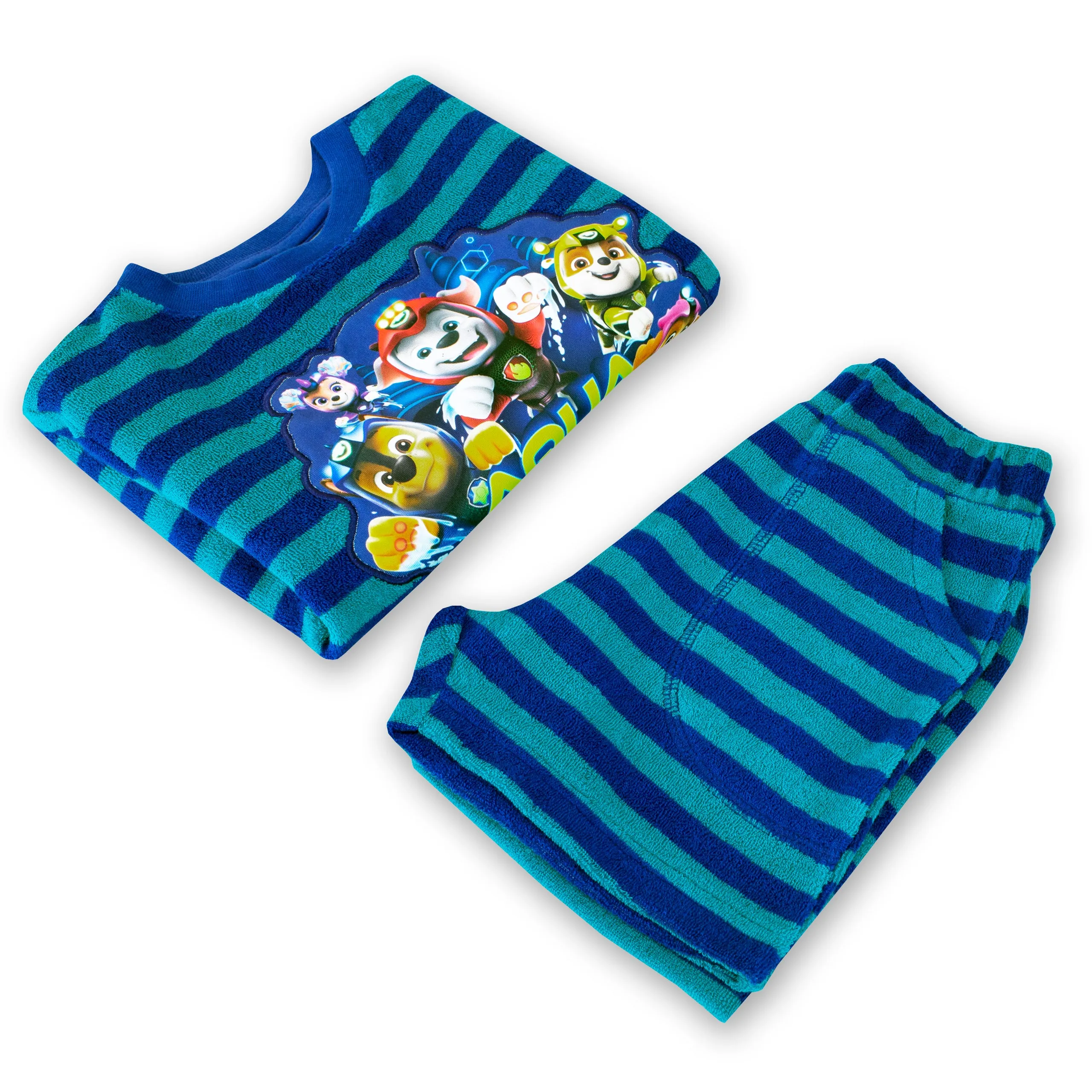 Boys Paw Patrol Towelling T-Shirt and Shorts Set