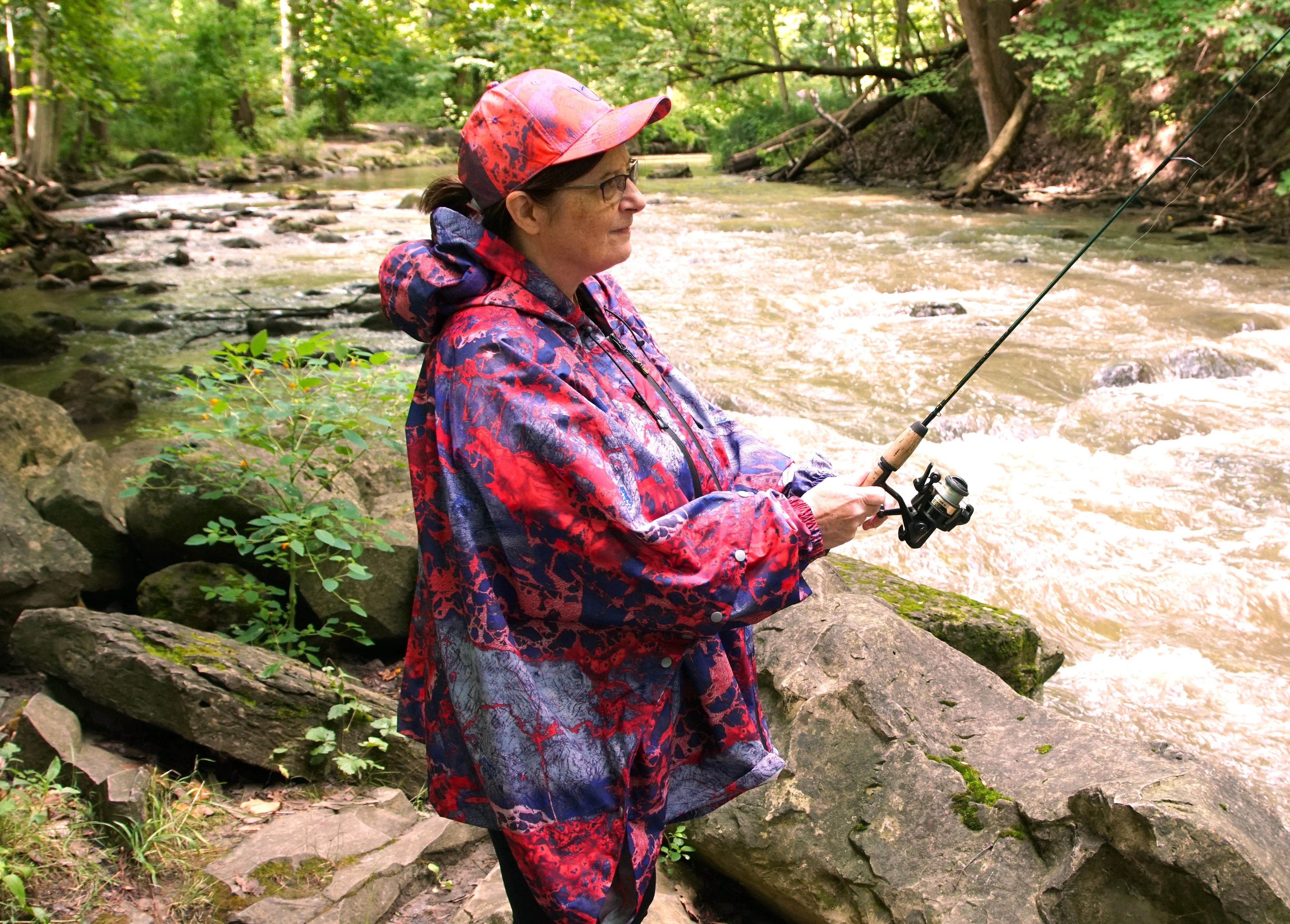 Brella 2015 Red, White and Blue Unisex Rain Jacket