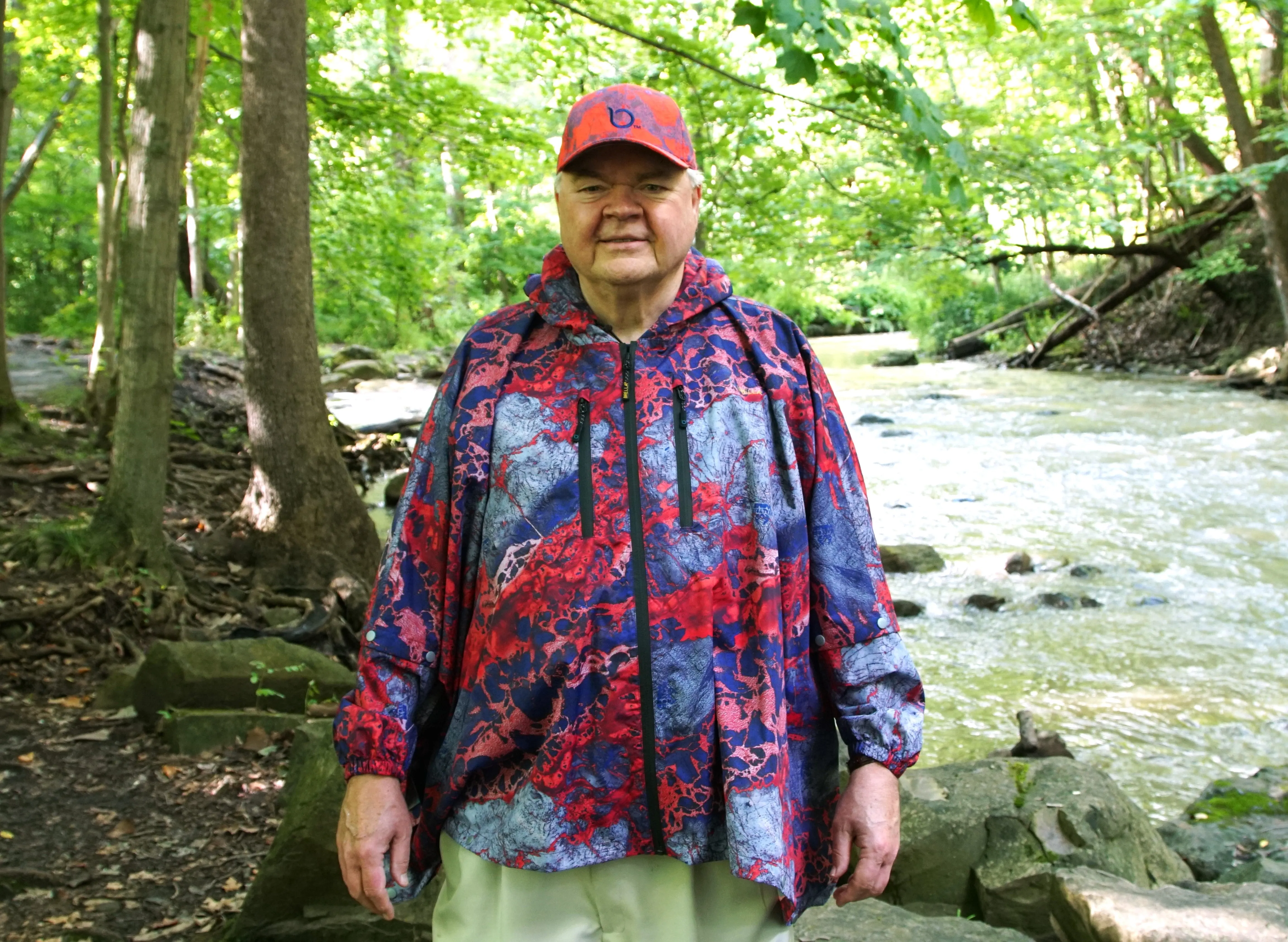 Brella 2015 Red, White and Blue Unisex Rain Jacket