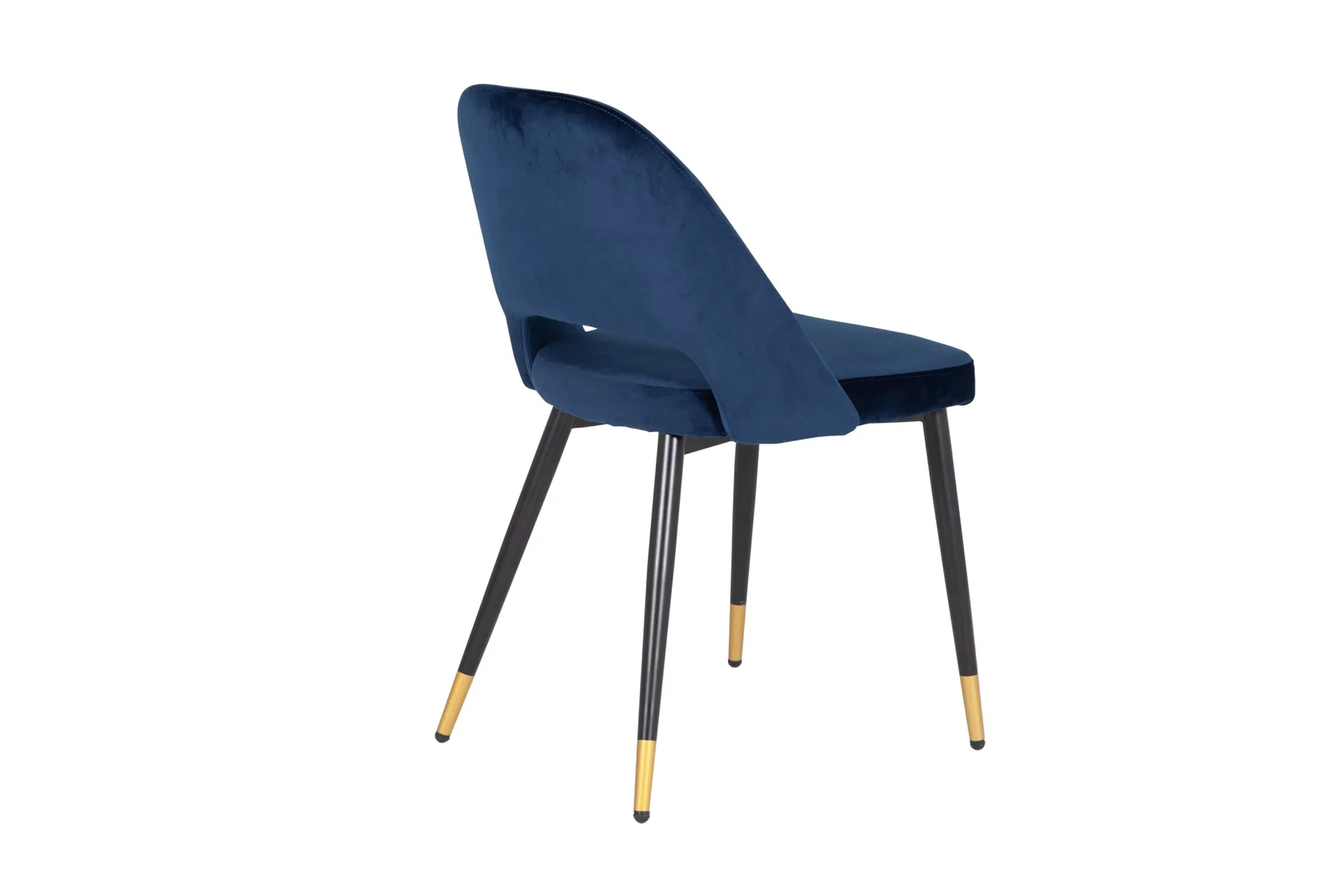 Britten Velvet Dining Chair Navy Blue