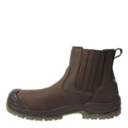 Brown Composite Safety Dealer Boot Water Resistant- Apache Wabana