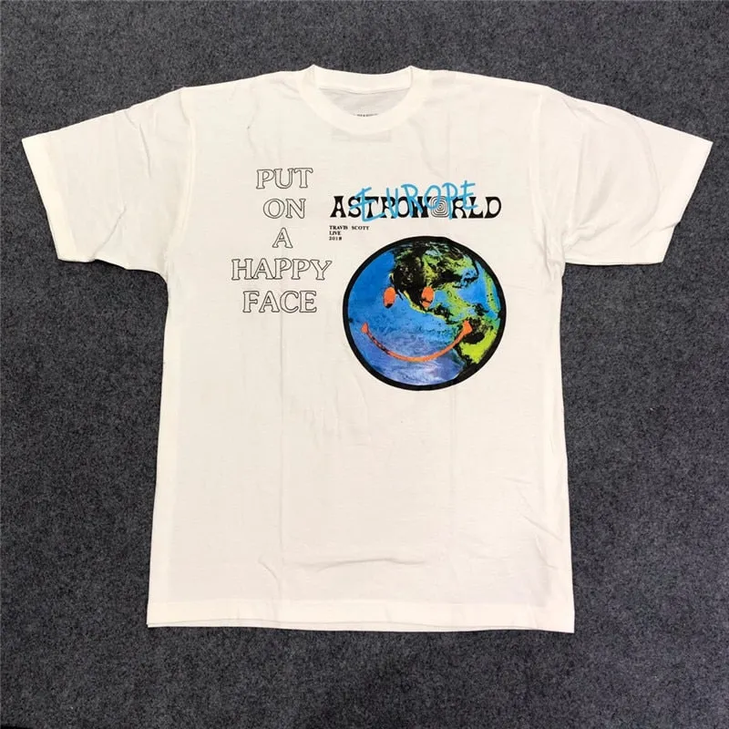 Camiseta - Cactus Jack Astroworld 'Put on a Happy Face'