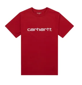 Carhartt Men's Short Sleeve T-Shirt S/S Script I031047 1FO arcade