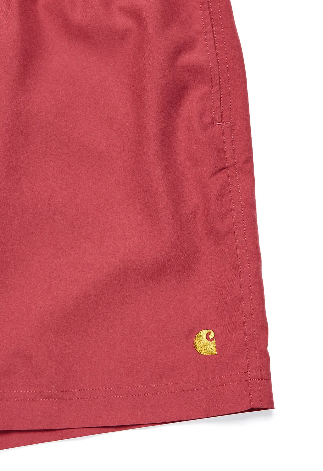 Carhartt WIP Men's Chase Swim Trunks - Punch/Gold