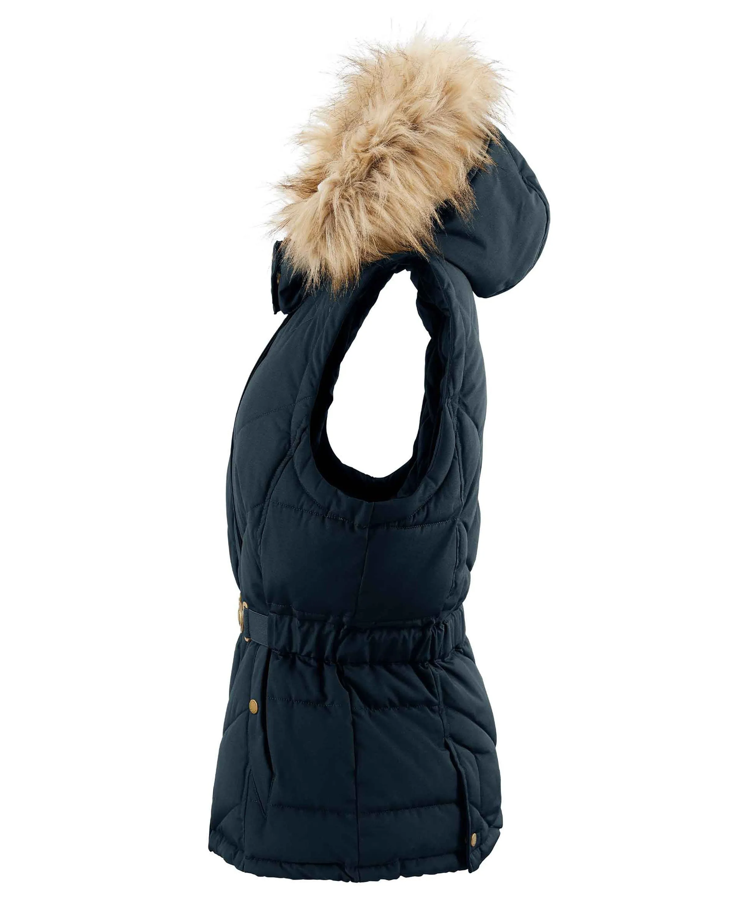 Charlotte Padded Gilet - Navy Blue