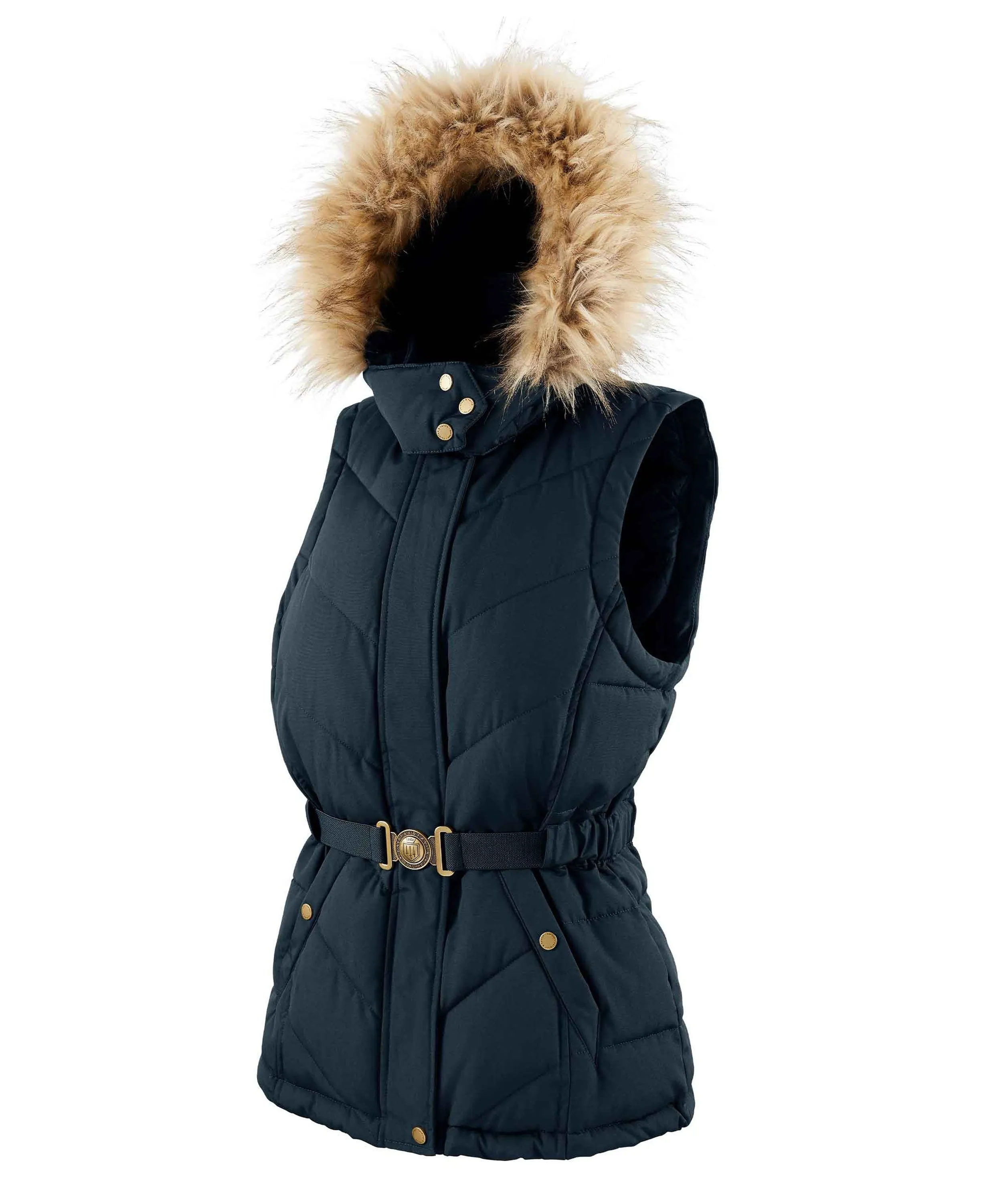 Charlotte Padded Gilet - Navy Blue