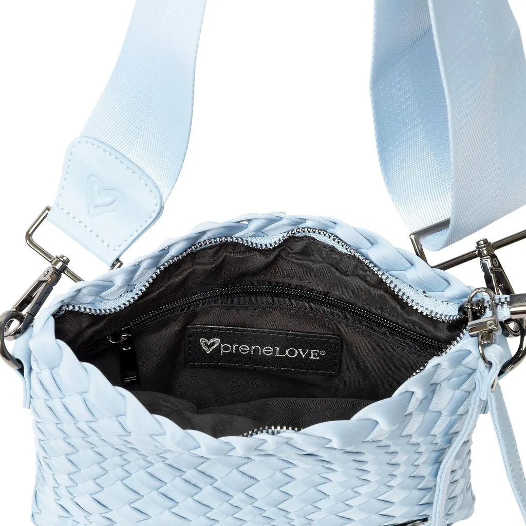 Charlotte Woven Crossbody - Sky Blue