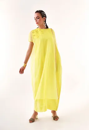 Chiffon Overlay Kaftan