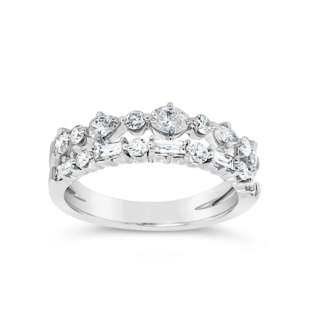 Clara by Martin Binder Mixed Cut Diamond Ring (1.0 ct. tw.)