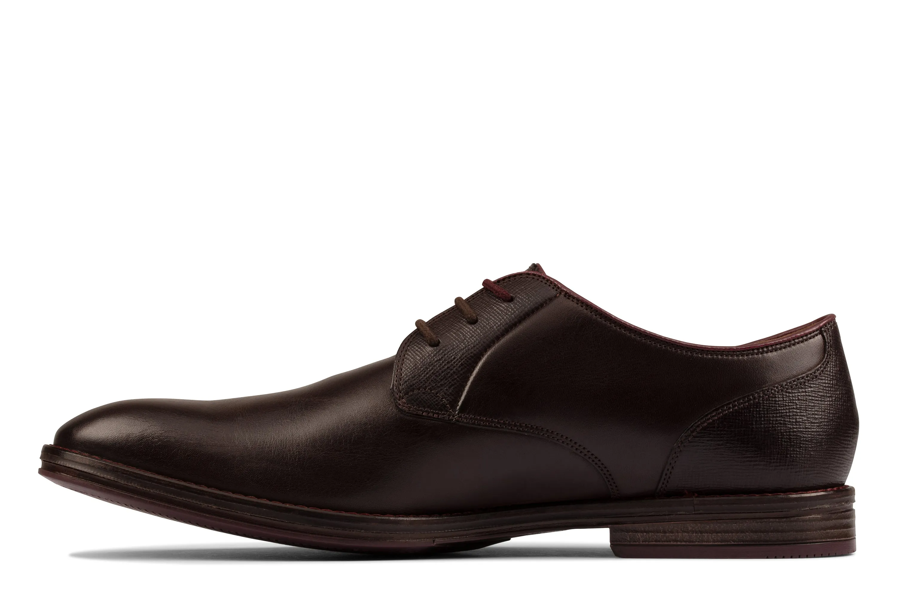 Clarks Citi Stride Lace Dark Brown