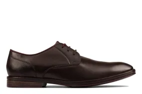 Clarks Citi Stride Lace Dark Brown