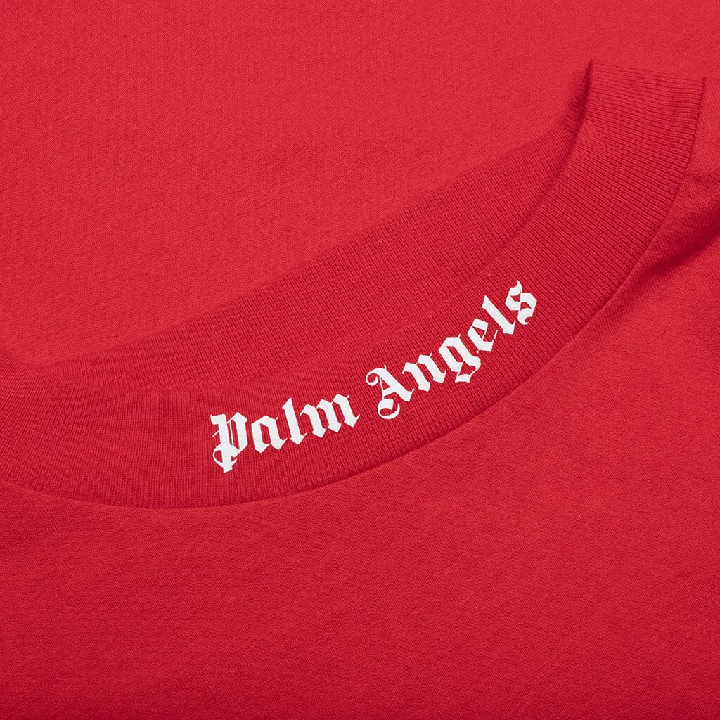 Classic Logo Over Tee - Red/White