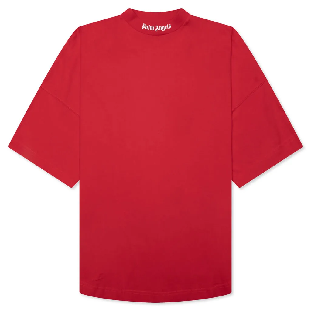 Classic Logo Over Tee - Red/White